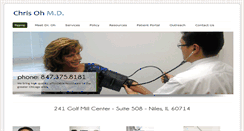 Desktop Screenshot of chrisohmd.com